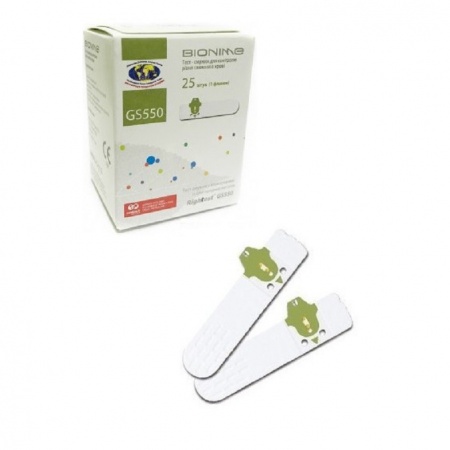 ТЕСТ-ПОЛОСКИ BIONIME RIGHTEST GS 550 №50