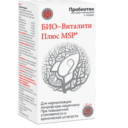 БИО-ВИТАЛИТИ ПЛЮС MSP №300 КАПС.